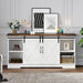 Farmhouse TV Stand for 65 Inch TV