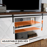 Farmhouse TV Stand for 65 Inch TV