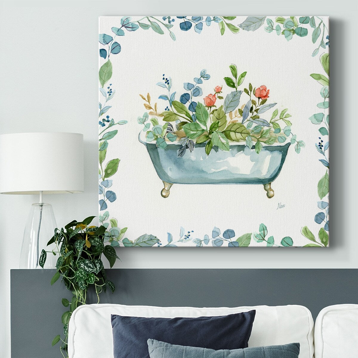 Farmhouse Tub I-Gallery Wrapped Canvas
