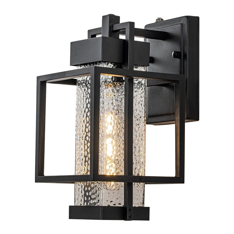 Farmhouse Waterproof 1-Light Square Outdoor Wall Lantern