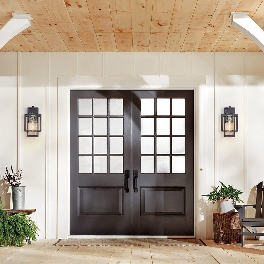 Farmhouse Waterproof 1-Light Square Outdoor Wall Lantern