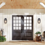 Farmhouse Waterproof 1-Light Square Outdoor Wall Lantern