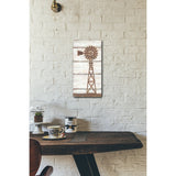 Farmhouse Windmill II 12x24 Gallery Wrapped Stretched Canvas