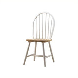 Farmhouse Wood Dining Chairs - Set of 2 - none