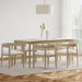 Farnam Acacia Wood 7 Piece Dining Set by Christopher Knight Home
