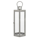 Farnsworth Outdoor Outdoor 23" Stainless Steel Lantern by Christopher Knight Home