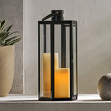 Farnsworth Outdoor Outdoor 23" Stainless Steel Lantern by Christopher Knight Home