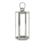 Farnsworth Outdoor Outdoor 23" Stainless Steel Lantern by Christopher Knight Home