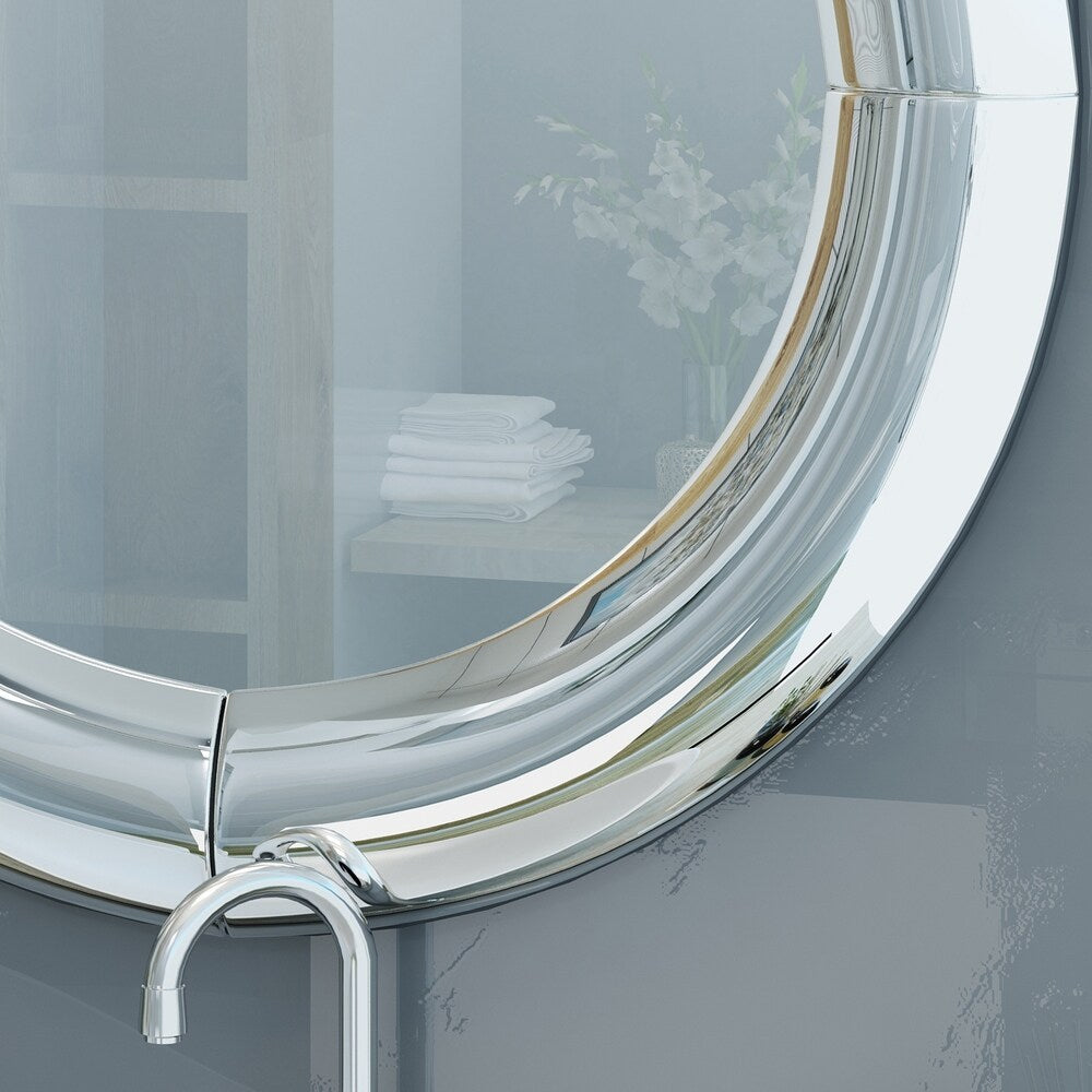 Faron Glam Wall Mirror by Christopher Knight Home - Clear
