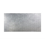 FASÄDE Nettle 4-foot x 8-foot PVC Wall Panel in Crosshatch Silver