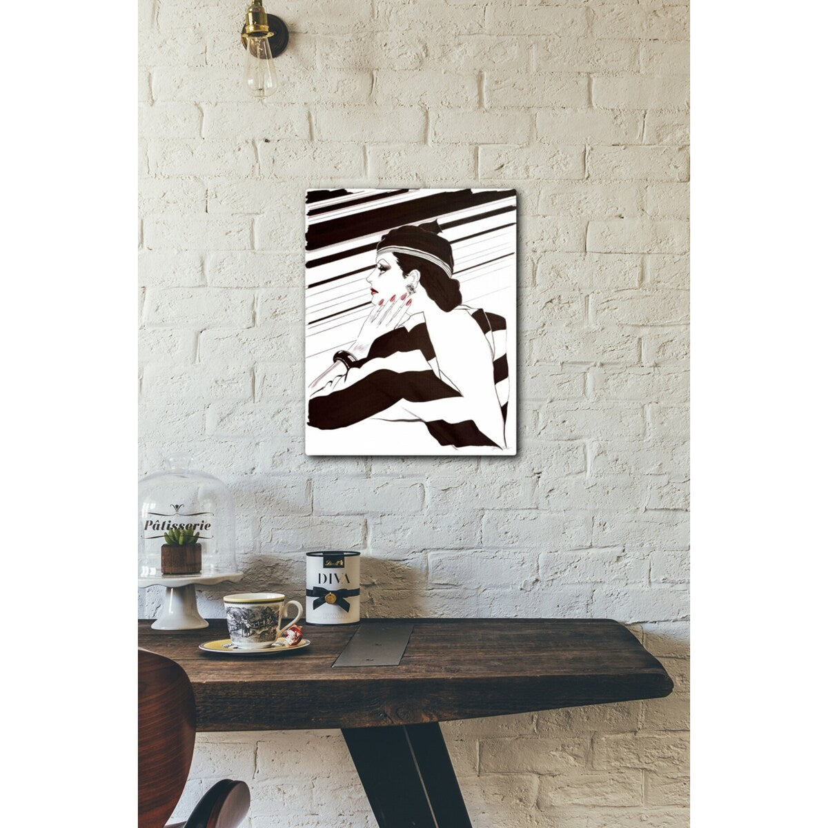 Fashion Women IV 16x20 Gallery Wrapped Stretched Canvas