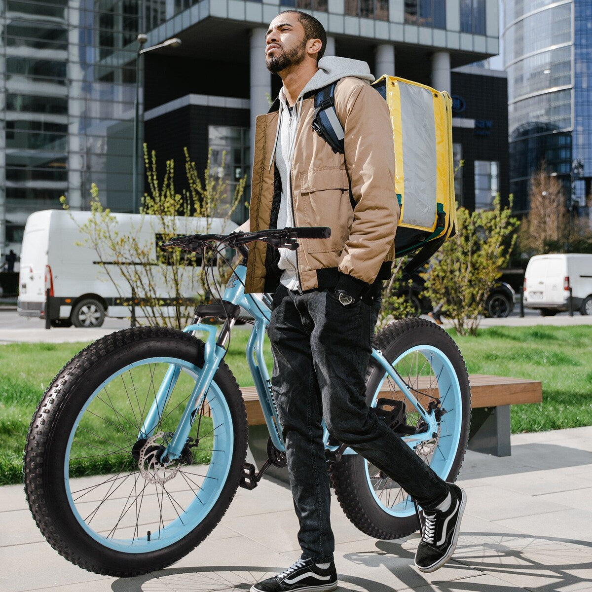 Fat Tire Bike For Mountain/snow/road, 26-Inch Wheels, 21-Speed, Aluminum Frame