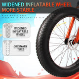 Fat Tire Bike For Mountain/snow/road, 26-Inch Wheels, 21-Speed, Aluminum Frame