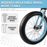 Fat Tire Bike For Mountain/snow/road, 26-Inch Wheels, 21-Speed, Aluminum Frame