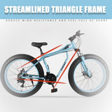Fat Tire Bike For Mountain/snow/road, 26-Inch Wheels, 21-Speed, Aluminum Frame
