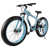 Fat Tire Bike For Mountain/snow/road, 26-Inch Wheels, 21-Speed, Aluminum Frame