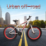 Fat Tire Mountain Bike,26-Inch Wheels,21-Speed,Aluminum alloy , Front and Rear Brakes - 76.77x24.8x43.3in