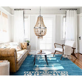 Fausta Empire Beaded Chandelier - 19.2"x 19.2"x 36.8"