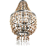 Fausta Empire Beaded Chandelier - 19.2"x 19.2"x 36.8"