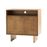 Faustus Modern 28"Tall Nightstand with Drawers by HULALA HOME