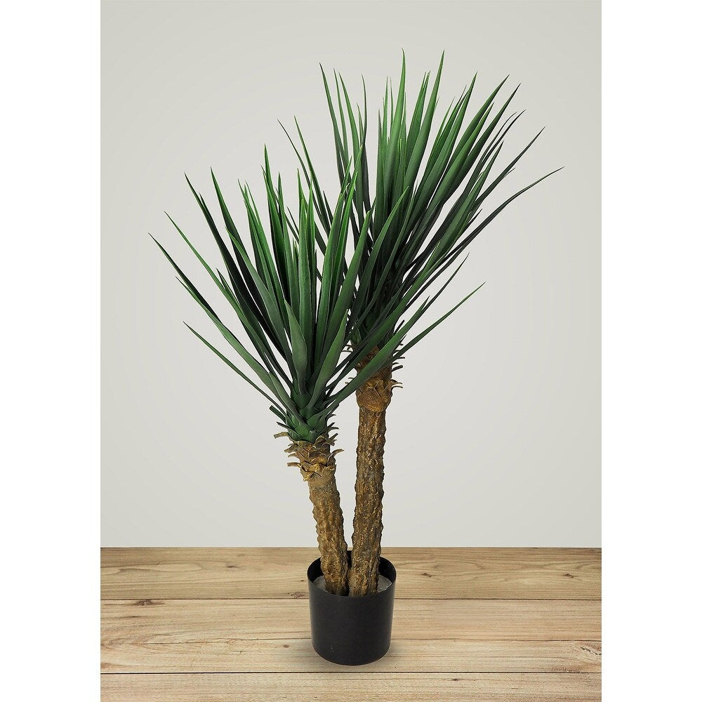 Faux Botanical Yucca Rostrata in Green Finish 39" Height - 43 Inch
