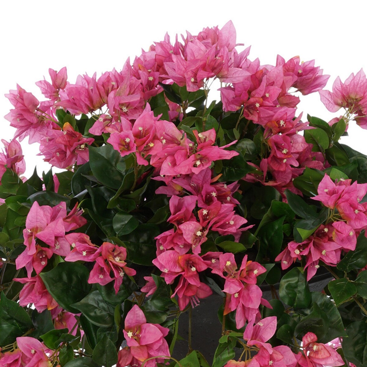 Faux Bougainvillea in Grey Roman Urn