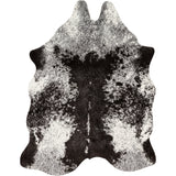 Alexander Home Charcoal Faux Cowhide Area Rug
