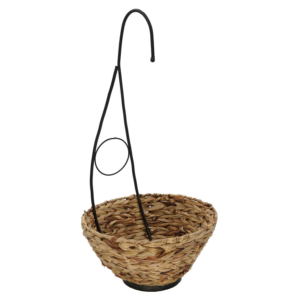 Faux Purple Clematis Hanging Basket