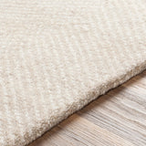 Fazeley Hand Knotted Wool Blend Casual Area Rug