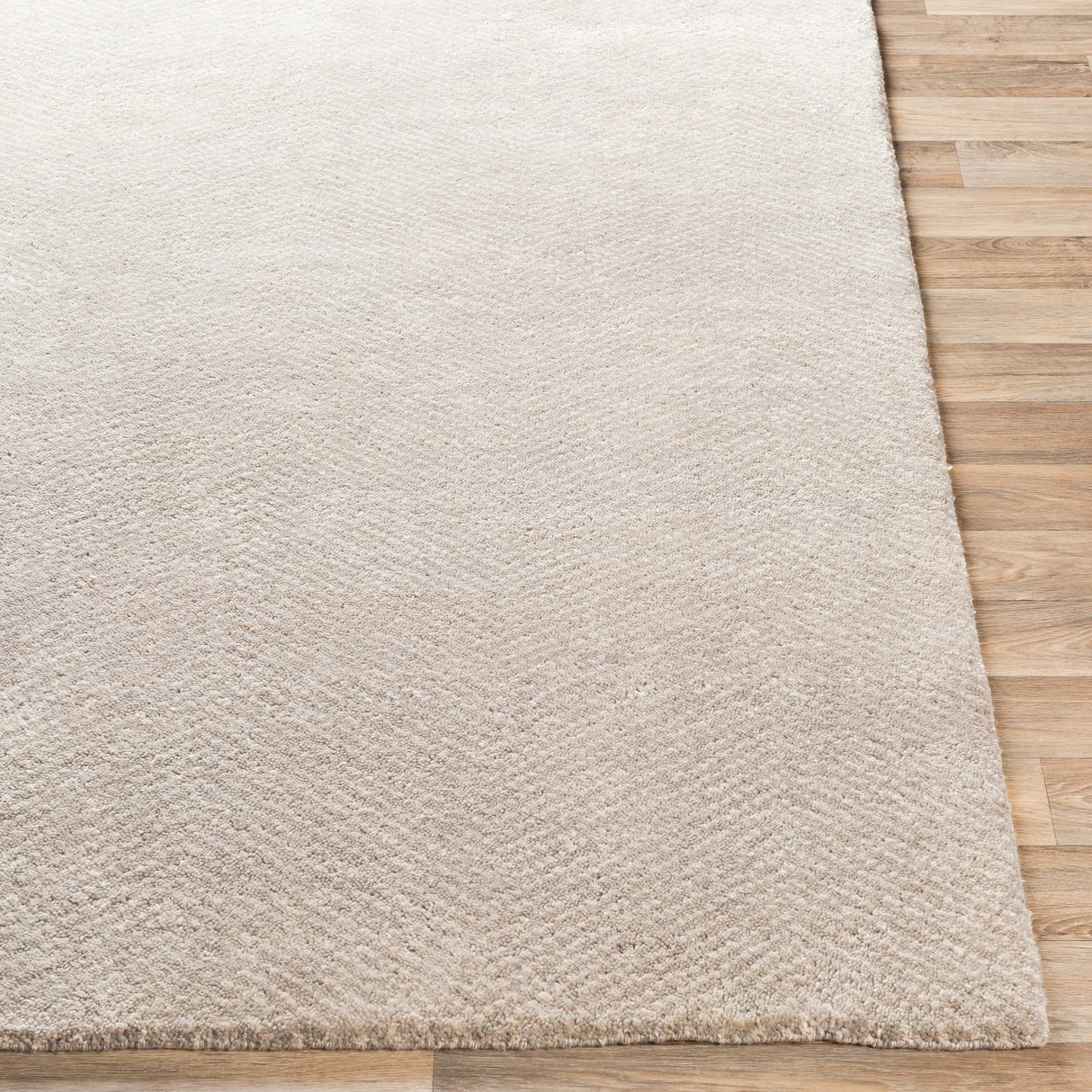 Fazeley Hand Knotted Wool Blend Casual Area Rug