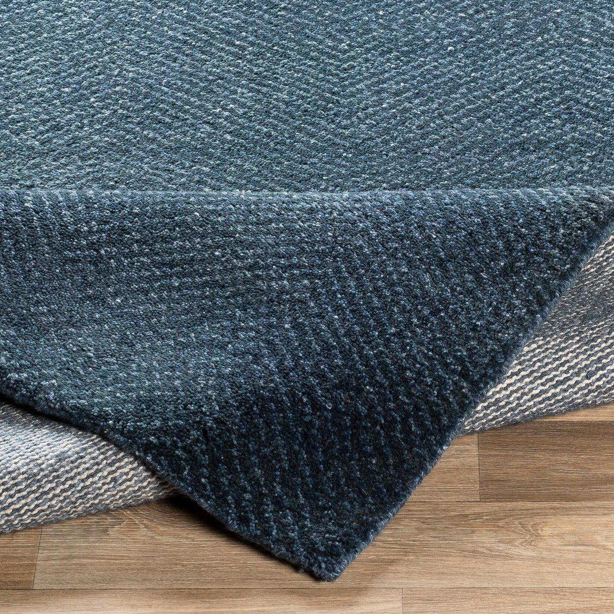 Fazeley Hand Knotted Wool Blend Casual Area Rug
