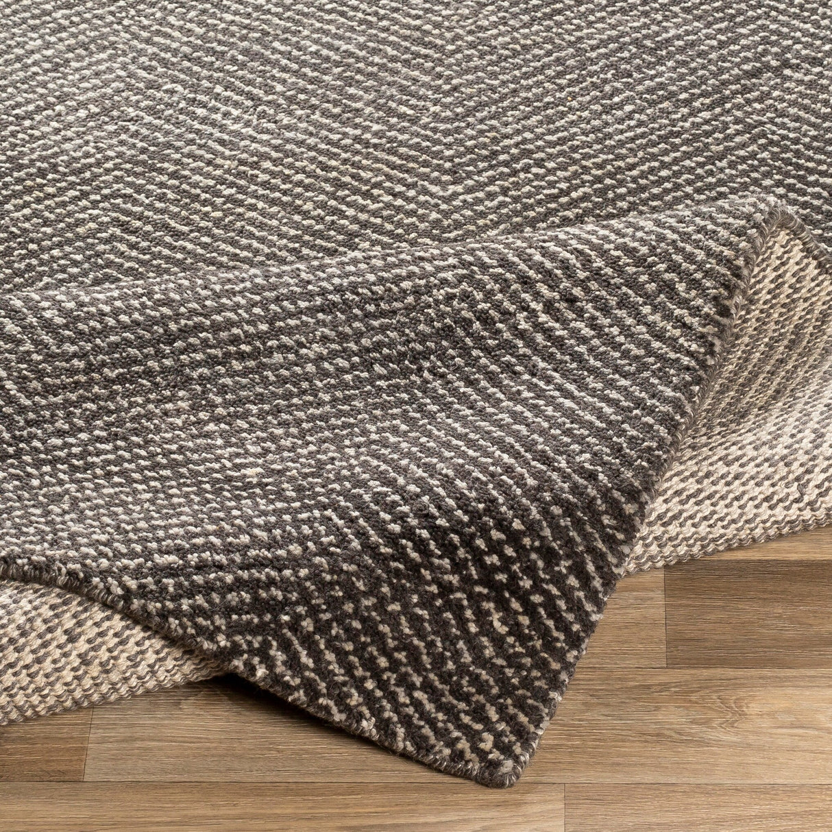 Fazeley Hand Knotted Wool Blend Casual Area Rug