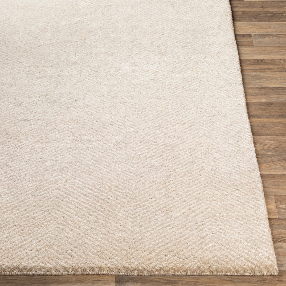 Fazeley Hand Knotted Wool Blend Casual Area Rug