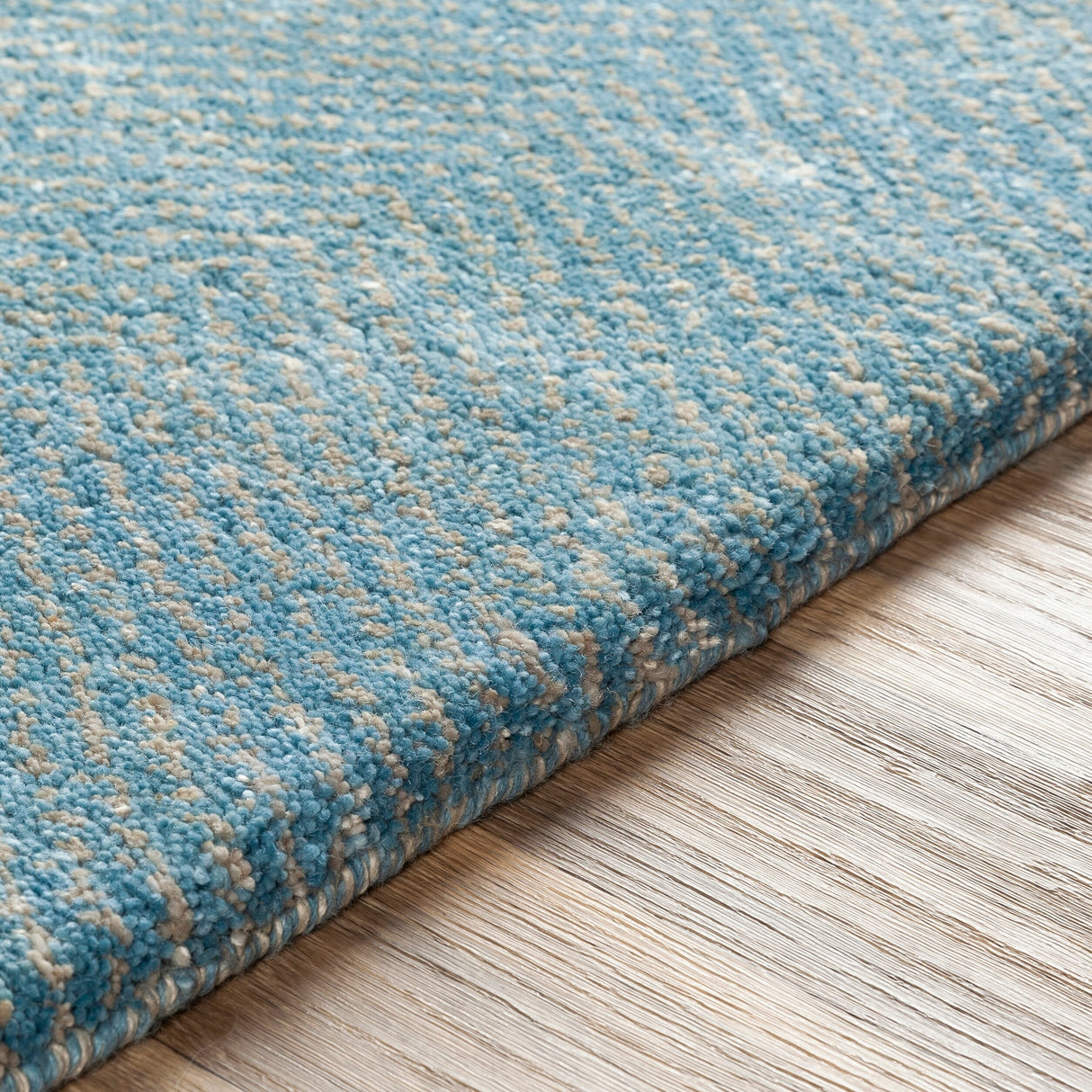 Fazeley Hand Knotted Wool Blend Casual Area Rug