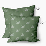 Feather Pattern Decorative Throw Pillow