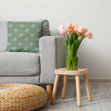 Feather Pattern Decorative Throw Pillow