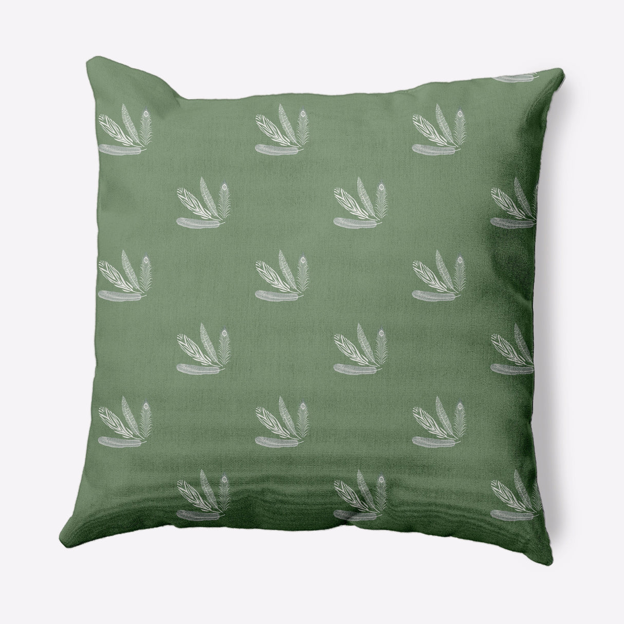 Feather Pattern Decorative Throw Pillow