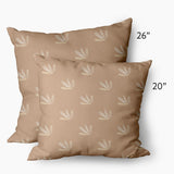Feather Pattern Decorative Throw Pillow