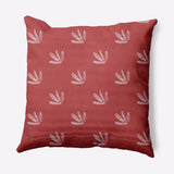 Feather Pattern Decorative Throw Pillow