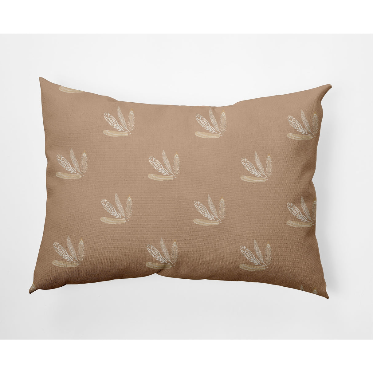 Feather Pattern Decorative Throw Pillow