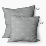 Feather Pattern Decorative Throw Pillow