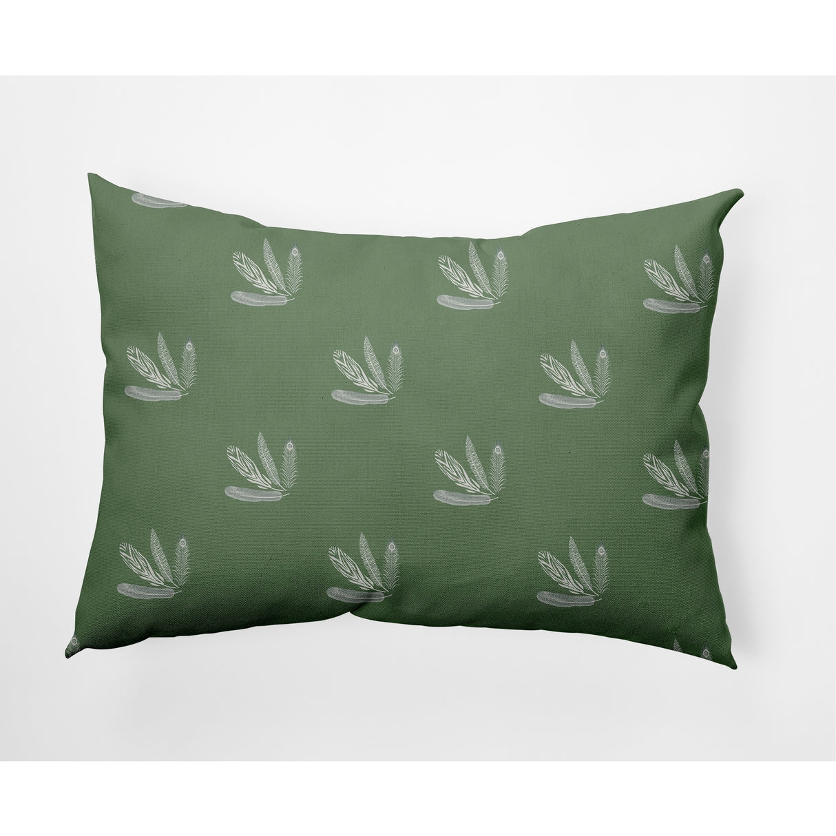 Feather Pattern Decorative Throw Pillow