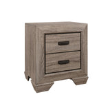 Federica 3 Piece Grayish Brown Panel Bedroom Set