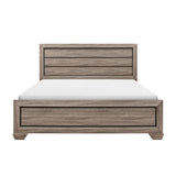 Federica 3 Piece Grayish Brown Panel Bedroom Set