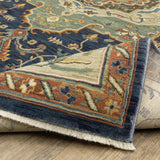 Style Haven Federica Bohemian Center Medallion Fringe Edge Area Rug