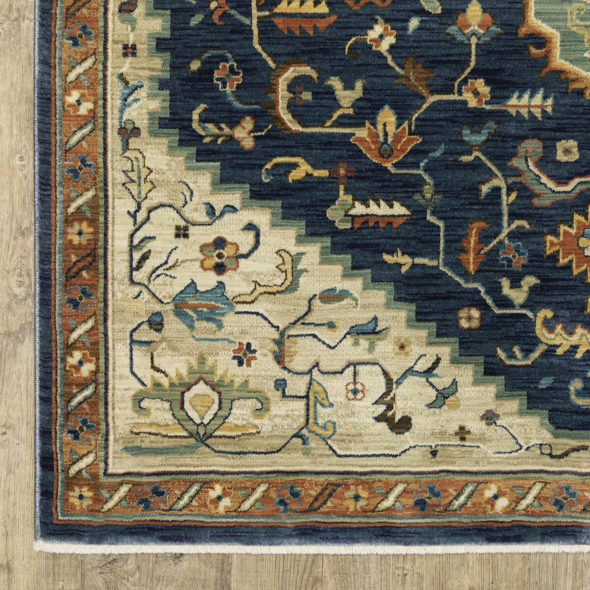 Style Haven Federica Bohemian Center Medallion Fringe Edge Area Rug