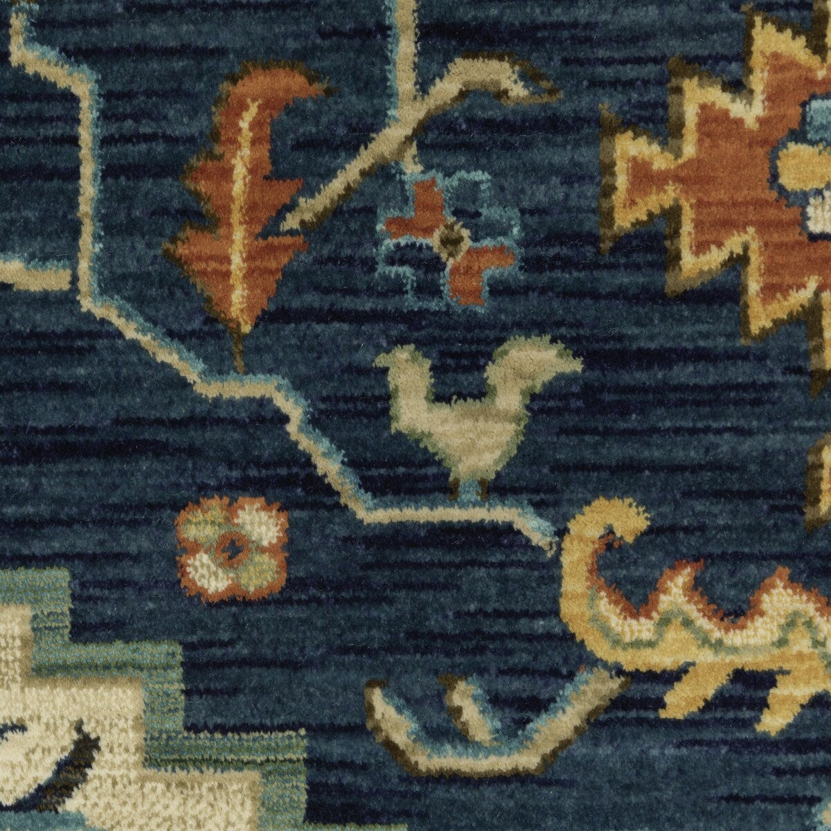 Style Haven Federica Bohemian Center Medallion Fringe Edge Area Rug