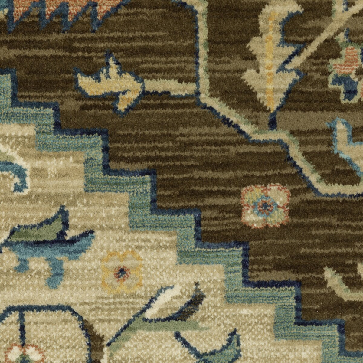 Style Haven Federica Bohemian Center Medallion Fringe Edge Area Rug