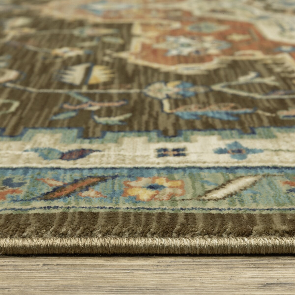 Style Haven Federica Bohemian Center Medallion Fringe Edge Area Rug