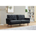 Feemster 69.3" Wide Velvet Tufted Cushion Back Sofa